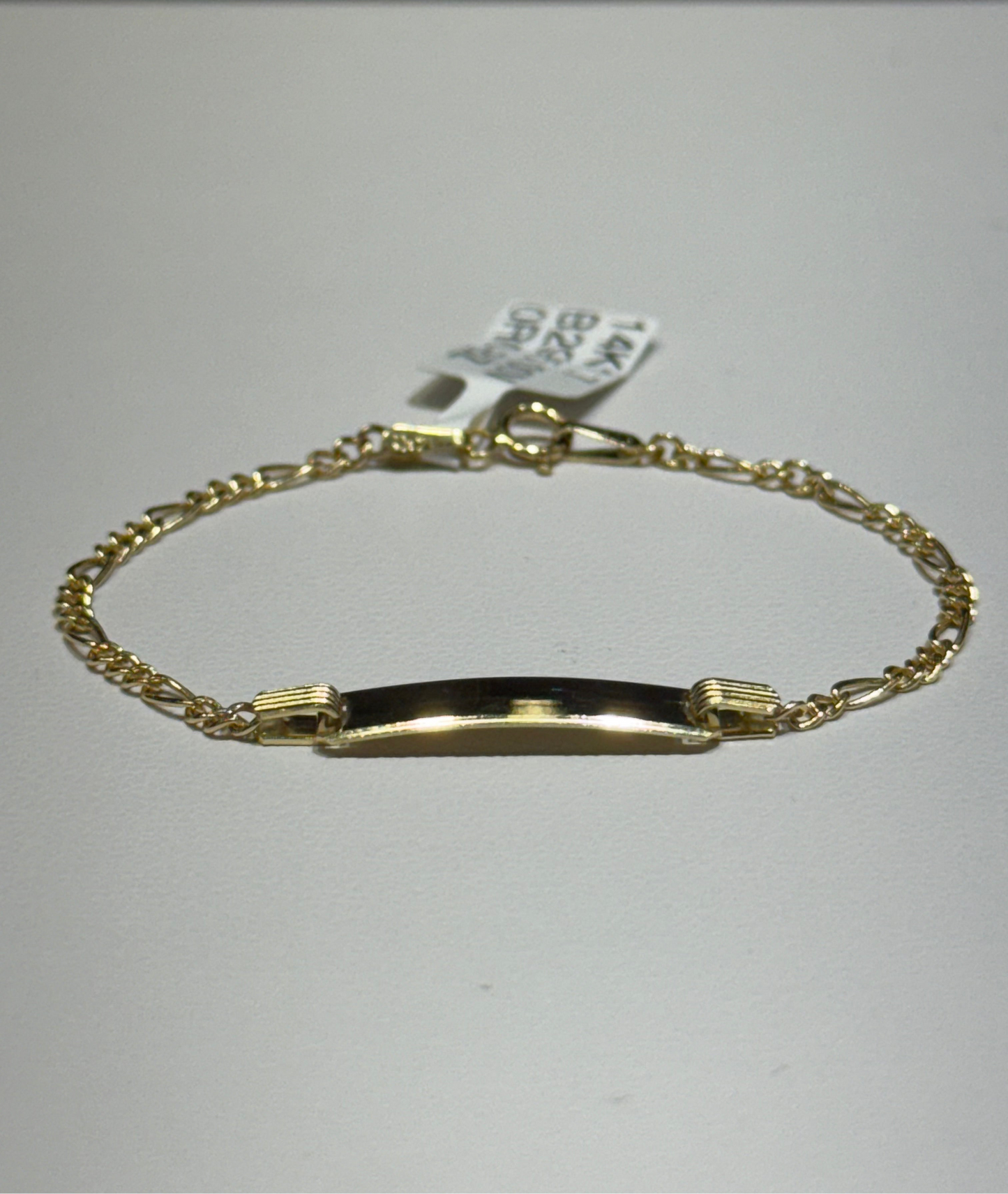 14k Baby ID Bracelet Figuero