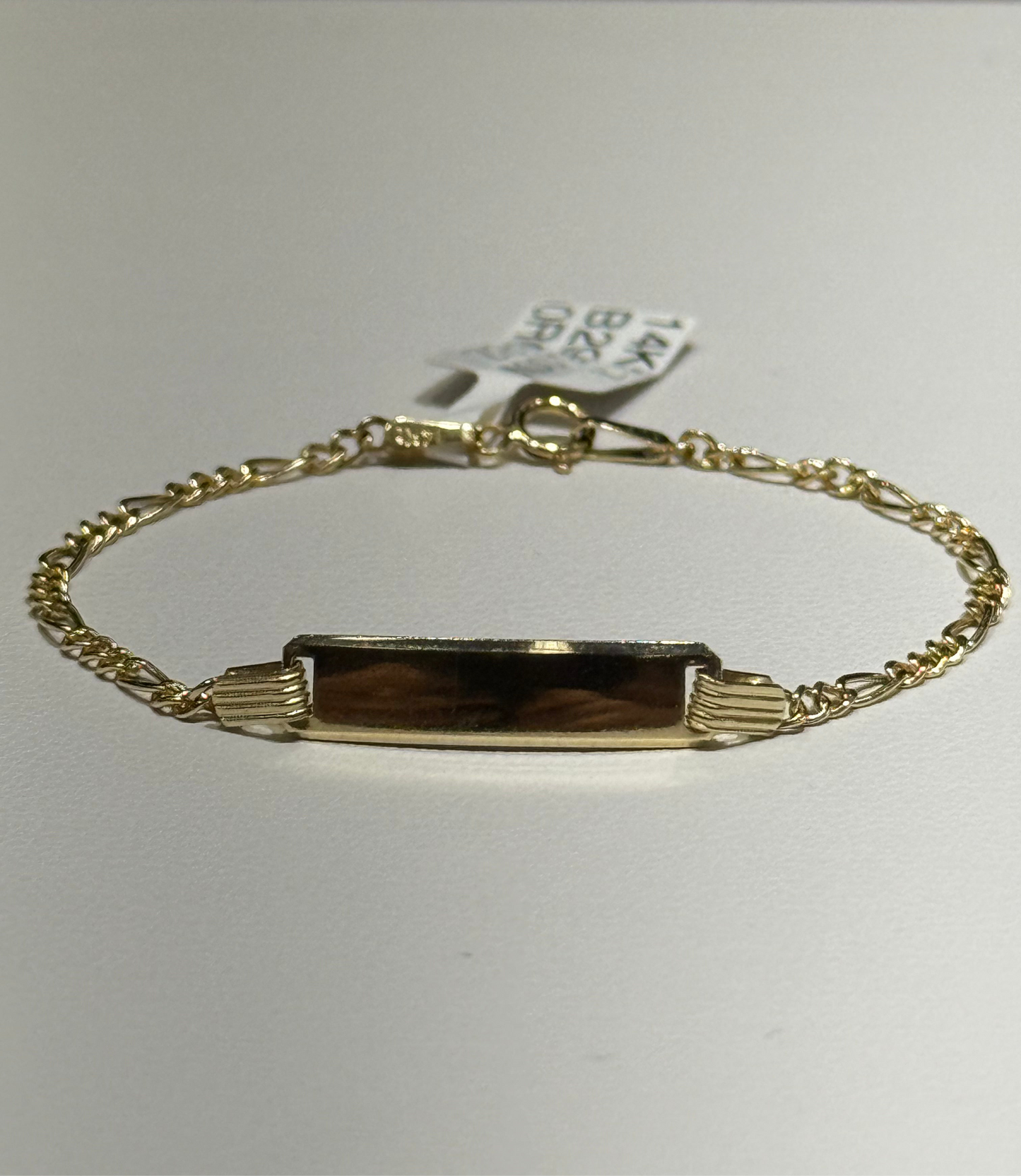 14k Baby ID Bracelet Figuero