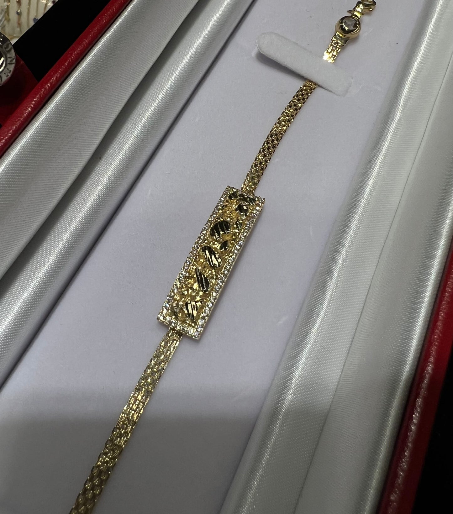 14k Nugget Bracelet