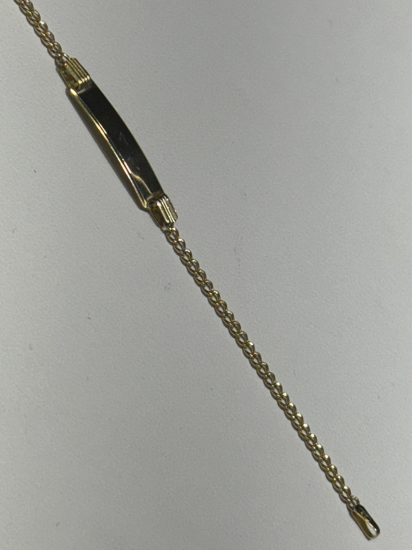 10k Baby ID Bracelet Cuban