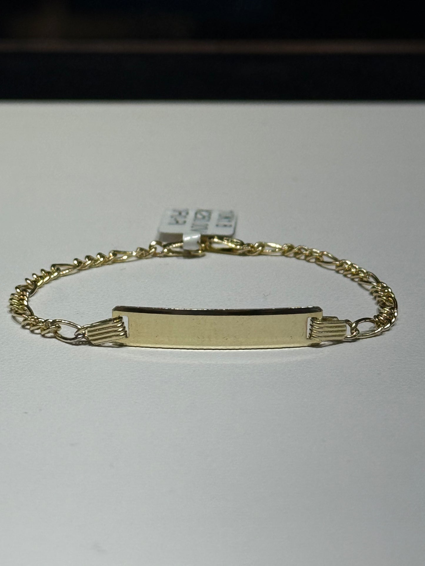 10k Kids ID Bracelet Fígaro