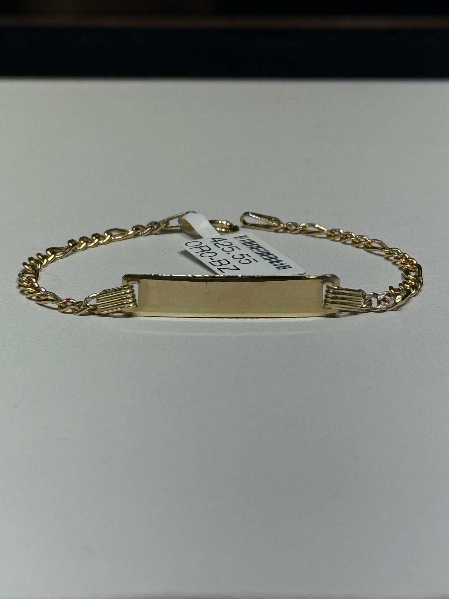 10k Kids ID Bracelet Fígaro
