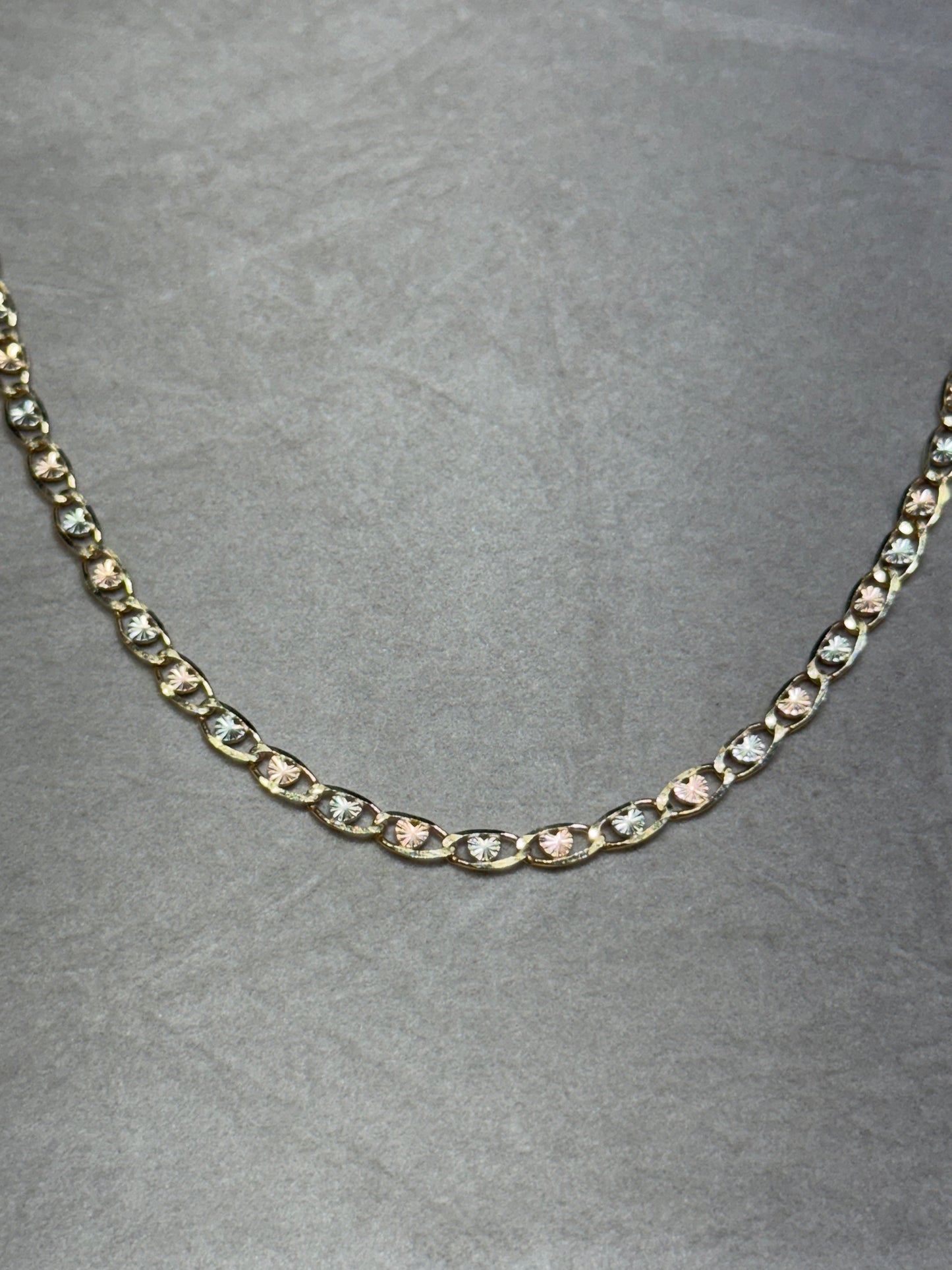 14k Heart Valentino Chain