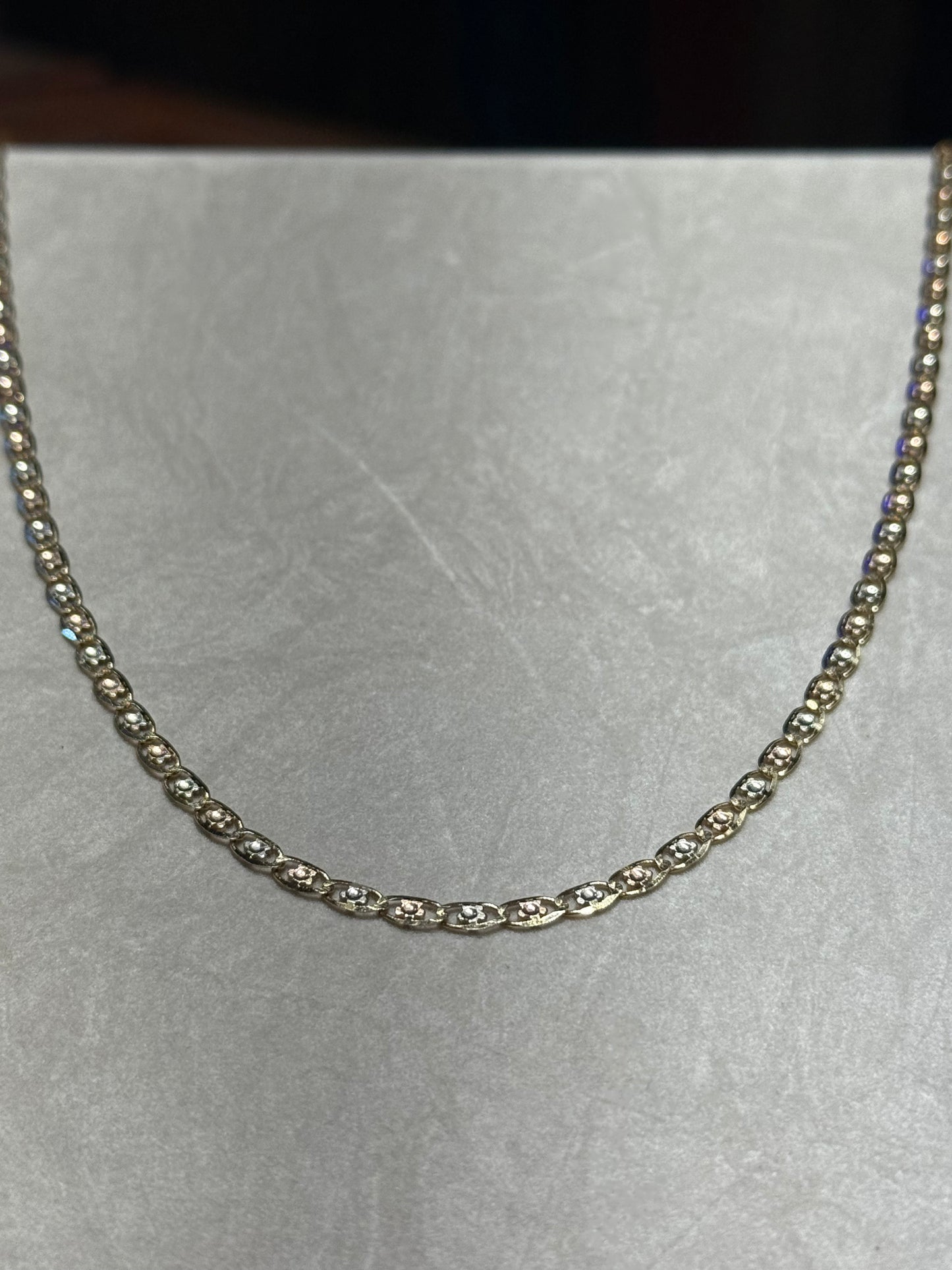14k Valentino Style Flower Chain
