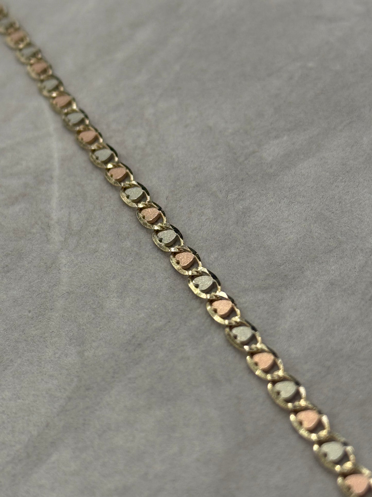 14k Valentino Heart Chain
