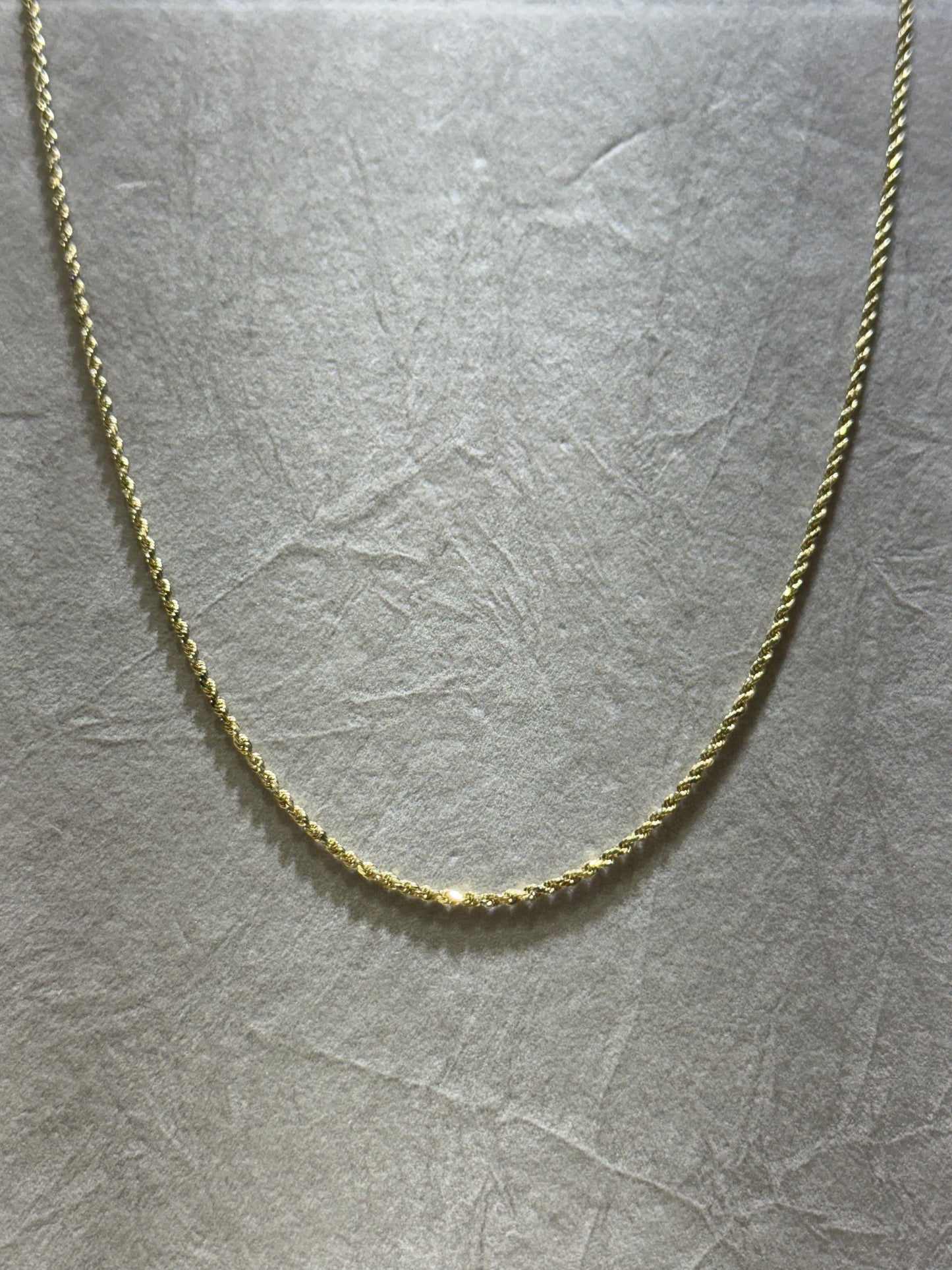 14k Hallow Rope Chain 1.5mm