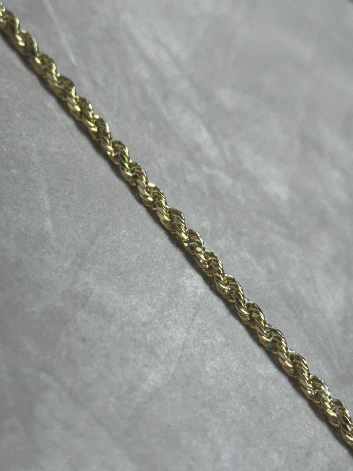 14k Hallow Rope Chain 2.3mm