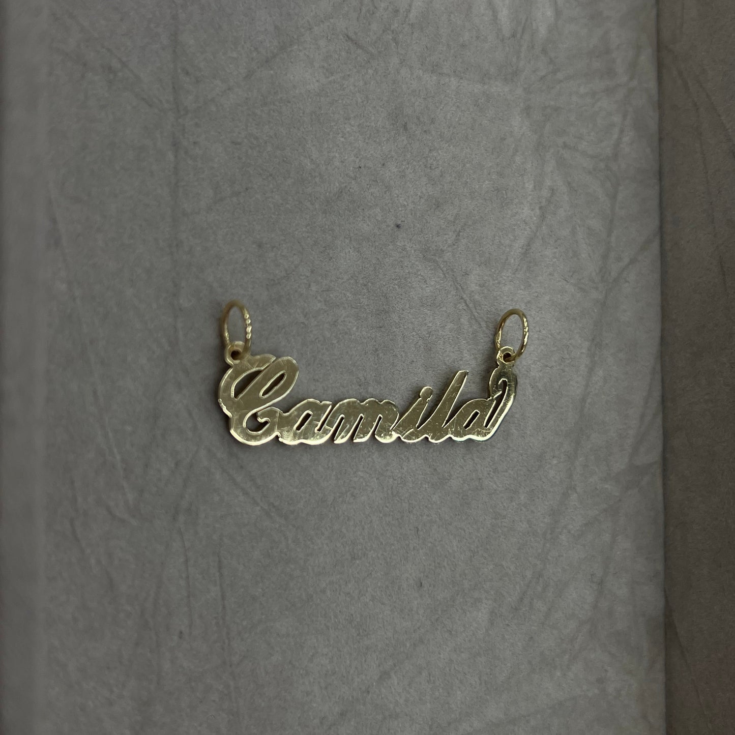 14k Cursive Name Plate