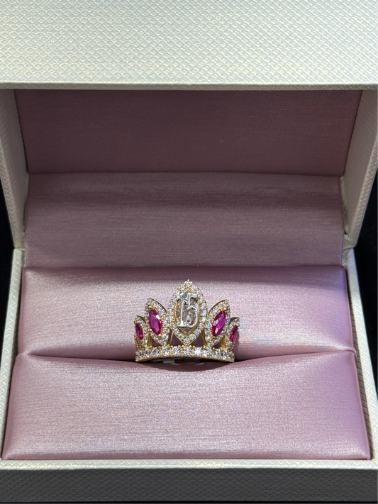 Quince Crown Ring