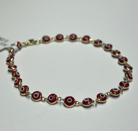 14k Evil Eye Bracelet