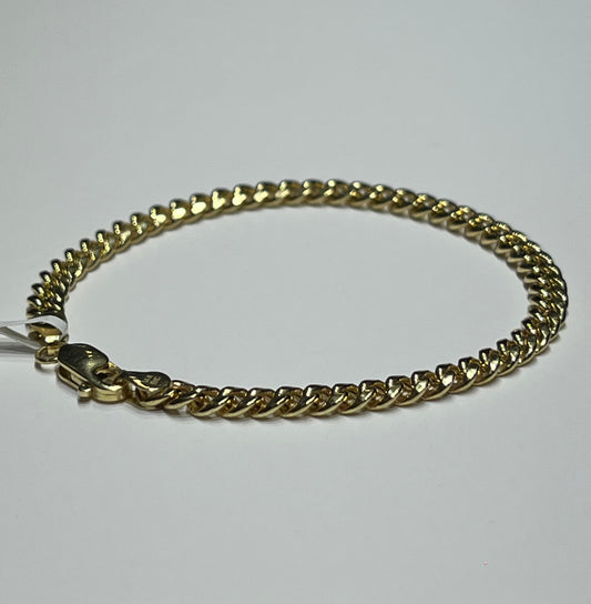 14k Dainty Cuban Bracelet