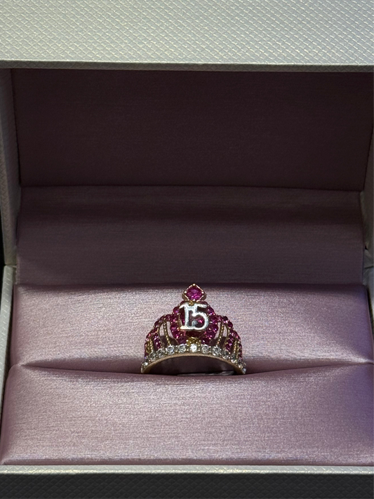 Quince Crown Ring