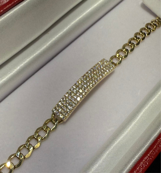 Pavé Plaque Bracelet