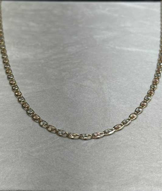 14k Heart Valentino Chain