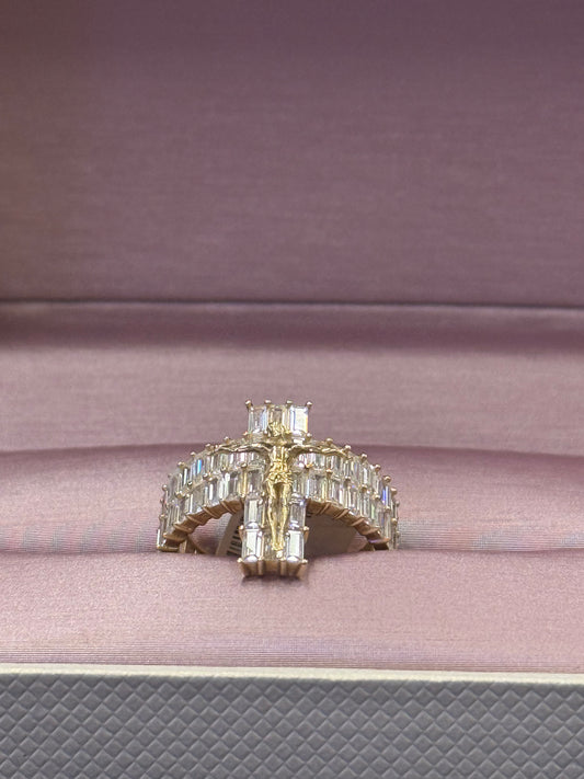 14k Cross Ring