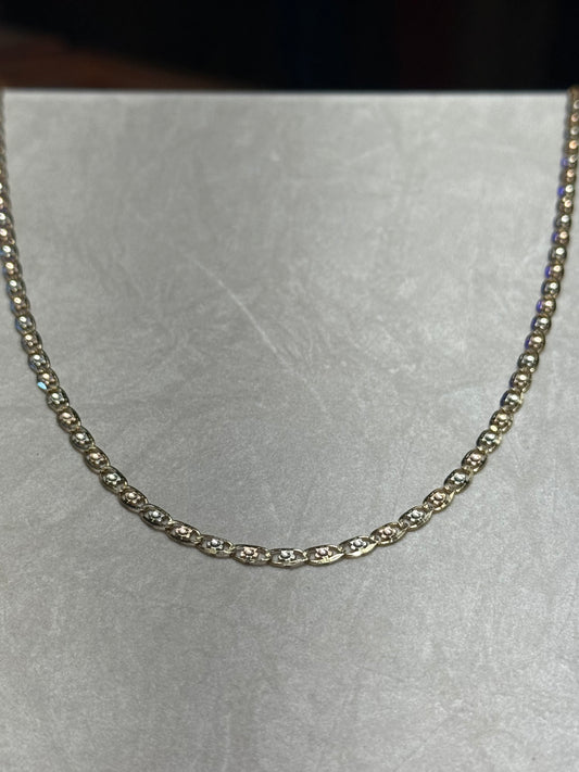 14k Valentino Style Flower Chain